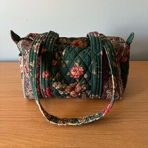 Vintage VERA BRADLEY Greenbriar 1st Generation 100 Mini Duffle Bag Floral